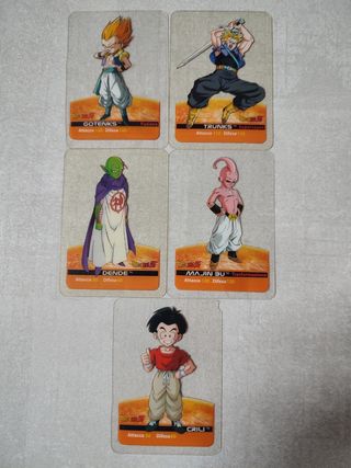 carte Dragonball Z e Dragonball GT Lamincards