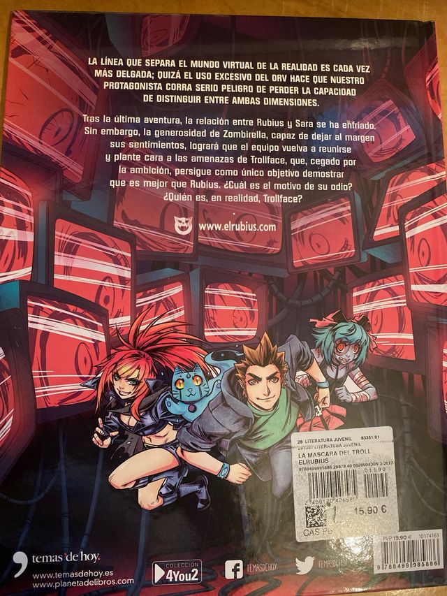 Libro Virtual Hero ||| La máscara del troll Rubius