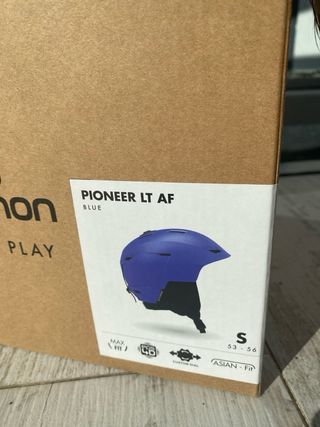 Casco ski salomon talla S. 53-56cm.