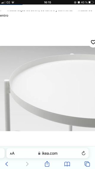 Mesa Auxiliar Ikea Nueva