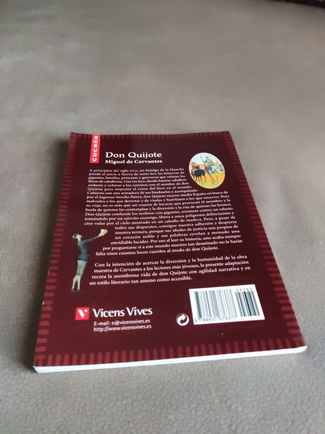 Don Quijote adaptado para niños