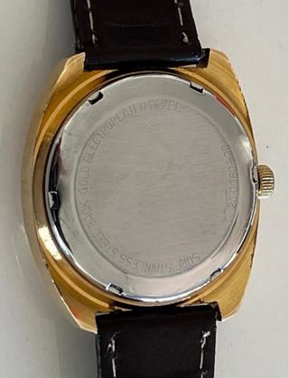 RELOJ ZENITH XL-TRONIC CHAPADO EN ORO AÑO1990