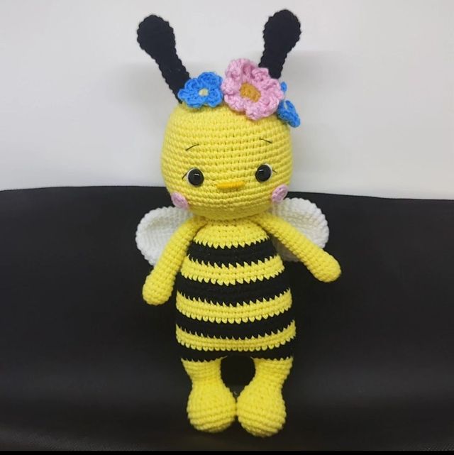 Panda /abeja / Princesa Leia Amigurumi