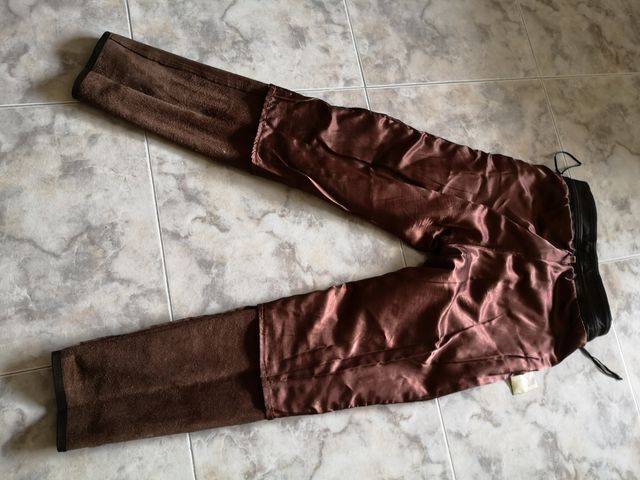 Pantalones de auténtico cuero para mujer