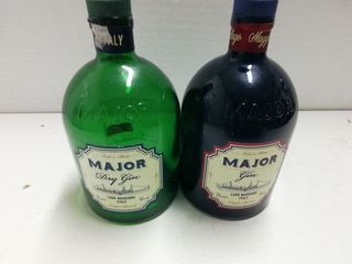 BOTTIGLIE VUOTE DI GIN DI TANTI TIPI DIVERSI