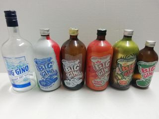 BOTTIGLIE VUOTE DI GIN DI TANTI TIPI DIVERSI