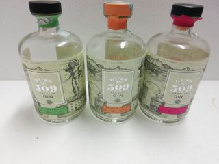 BOTTIGLIE VUOTE DI GIN DI TANTI TIPI DIVERSI