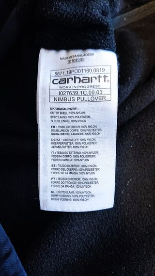 Cazadora Carhatt Talla S