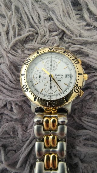 Reloj Bulova Marine Star quartz 100m oro