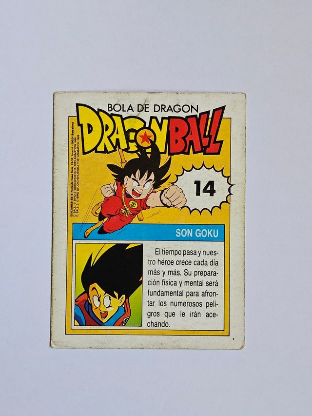 Carta Dragon Ball Tarjet-Cards Son Goku (14)