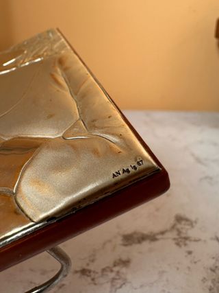 Quadro in argento Madonna con bambino