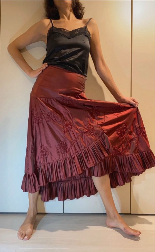 gonna a ruota stile gitana 