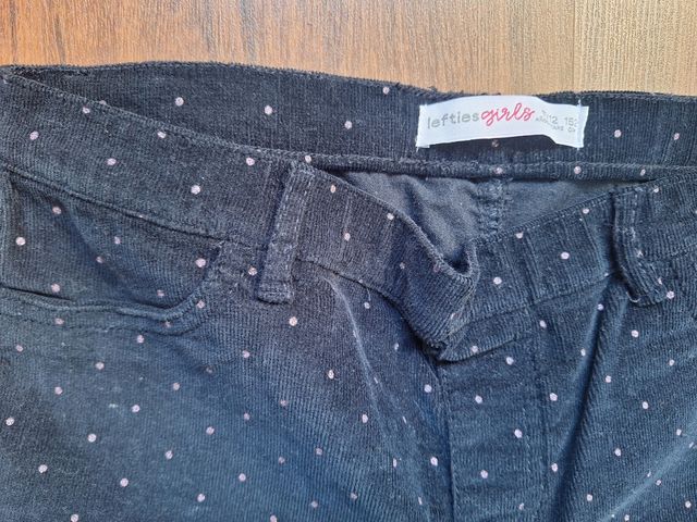 Pantalon de pana azul marino T- 11 12 añ