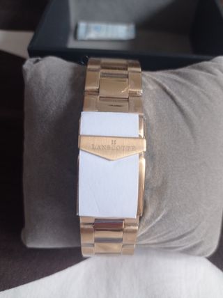Reloj cronógrafo acero y oro
