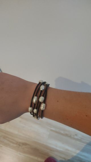 Pulsera perlas mujer