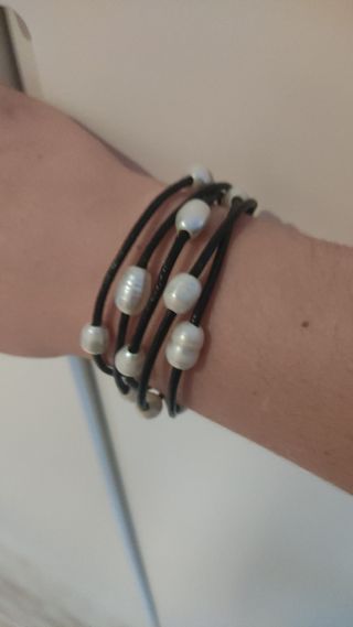 Pulsera perlas mujer