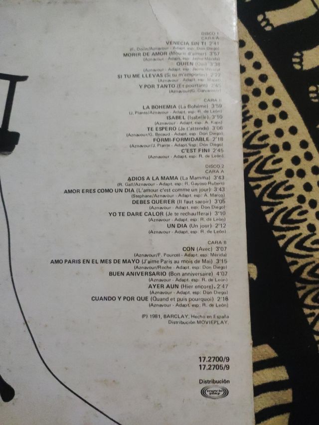 Charles Aznavour EN espanol seleccion