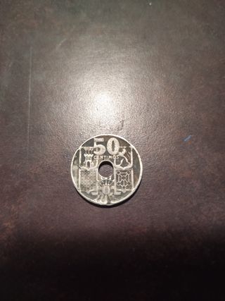 Moneda 50 cent 1949