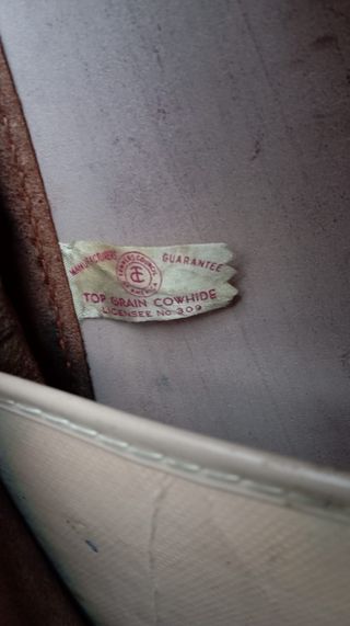 maletín cuero vintage