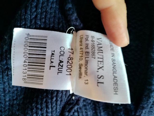 Chaqueta punto hombre JVZ