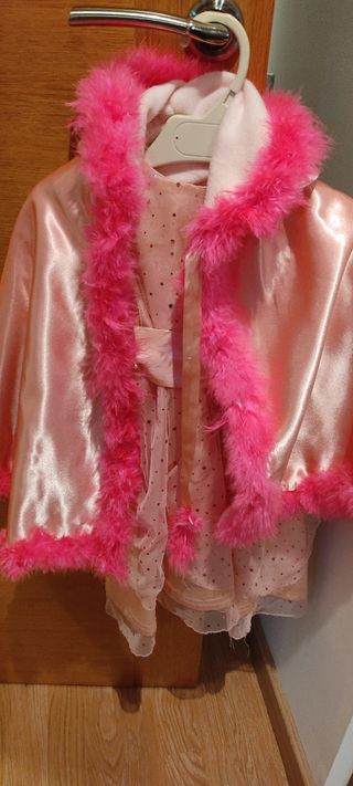 Disfraz de princesa echo a mano