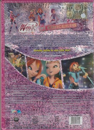 Dvd musica Winx club in concerto,videoclip canzoni