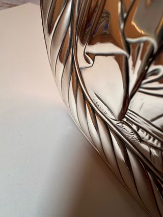 Quadro a rilievo in argento Madonna in preghiera