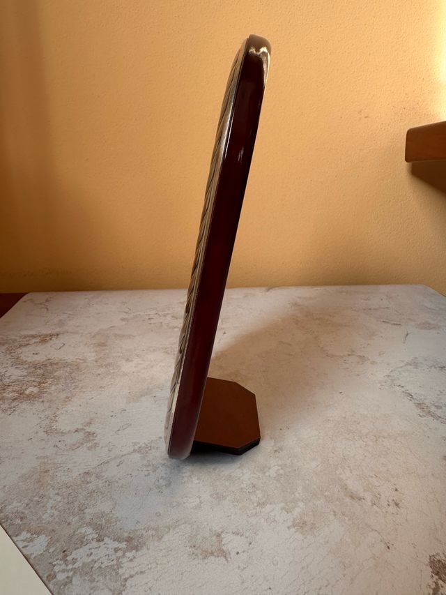 Quadro a rilievo in argento Madonna in preghiera