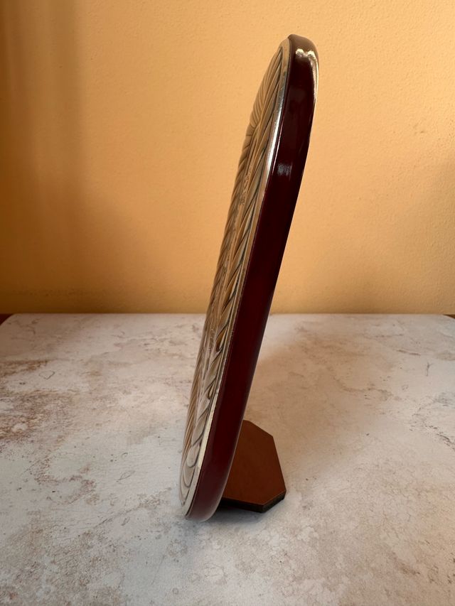 Quadro a rilievo in argento Madonna in preghiera