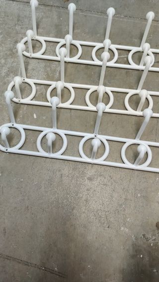 Percheros plástico nuevos