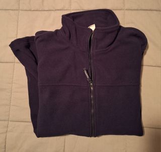 Chaqueta forro polar azul