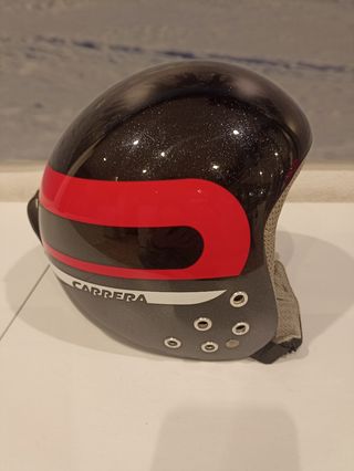 Casco de esquí retro 