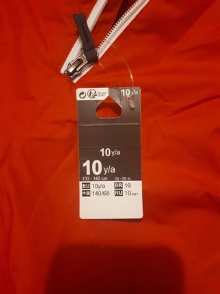 MONO NIEVE ROPA 10 AÑOS