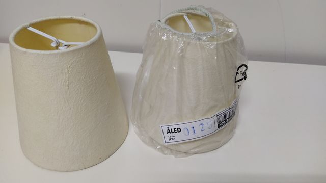 2 pantallas lámpara ikea
