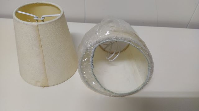 2 pantallas lámpara ikea