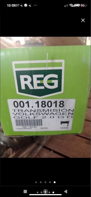 Palier transmisión izquierdo VW Golf 2.0 GTI