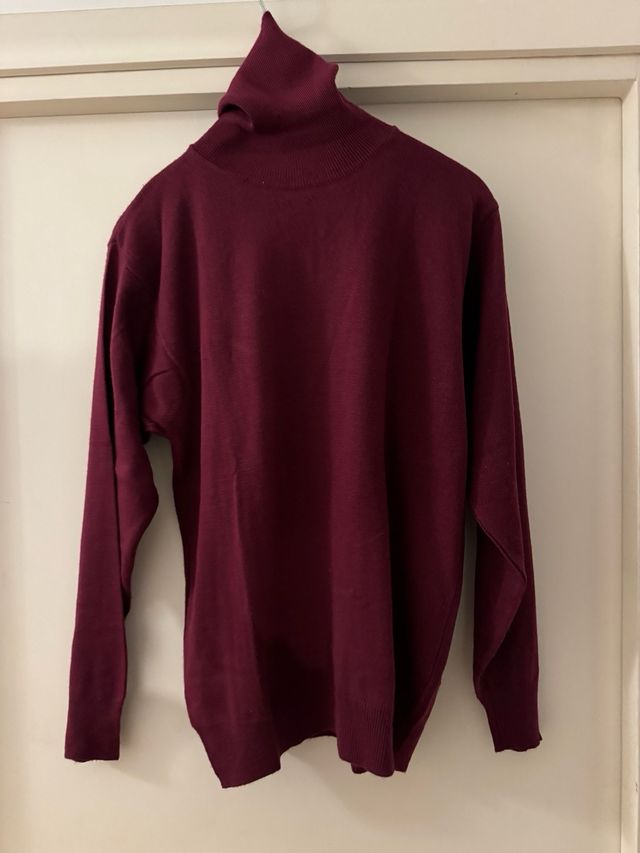 Maglioncino uomo tg L bordeaux