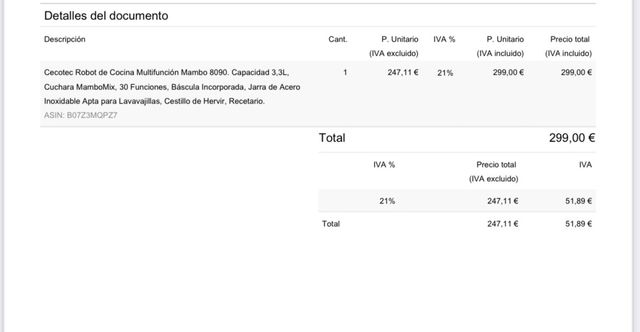 Robot cocina Mambo Cecotec 8090