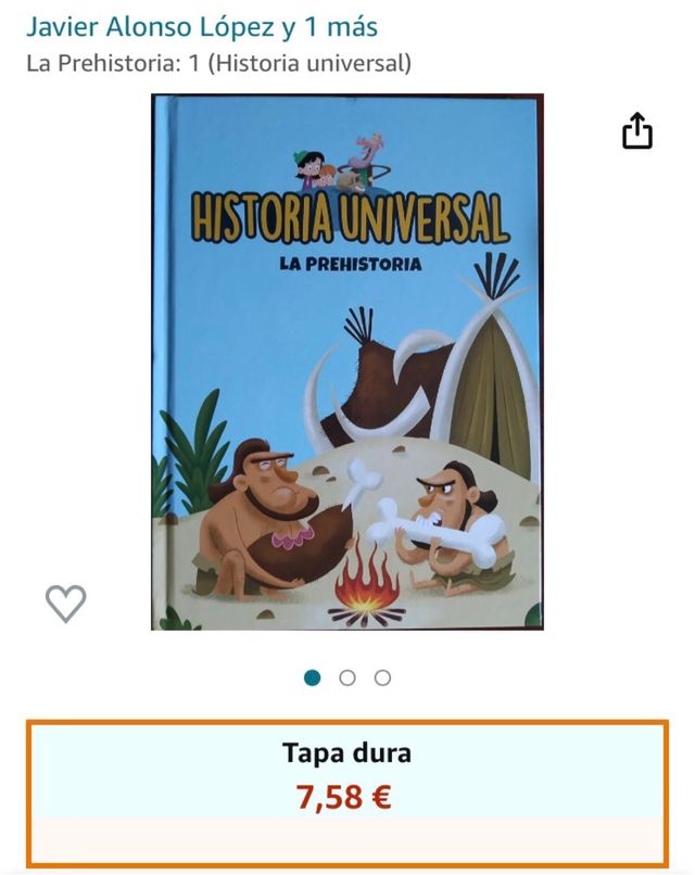 Libro Infantil Historia Universal - La Prehistoria