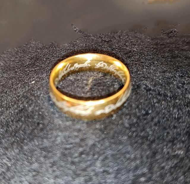 Anillo único El Señor de los Anillos