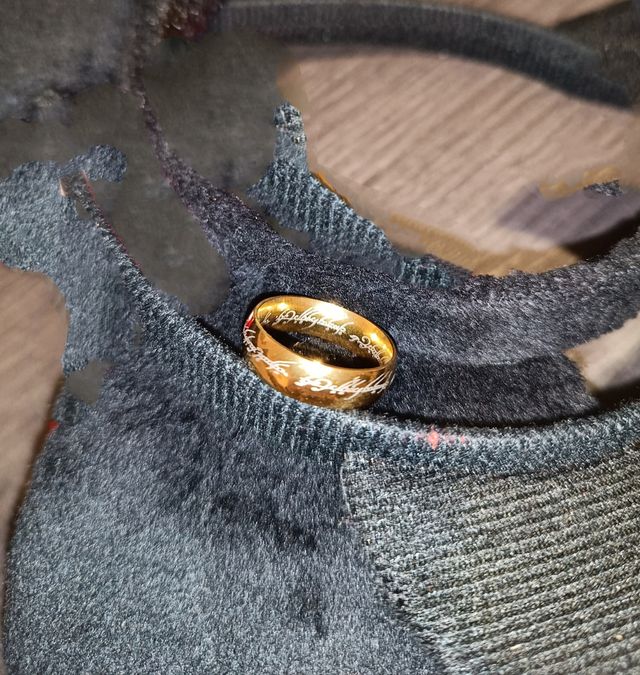 Anillo único El Señor de los Anillos