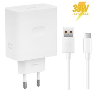 Cargador OPPO + cable tipo C para A78 RENO 8 8T