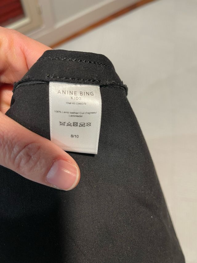 Pantalon cuero niña Anine Bing