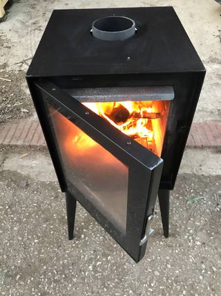 estufa leña diseño