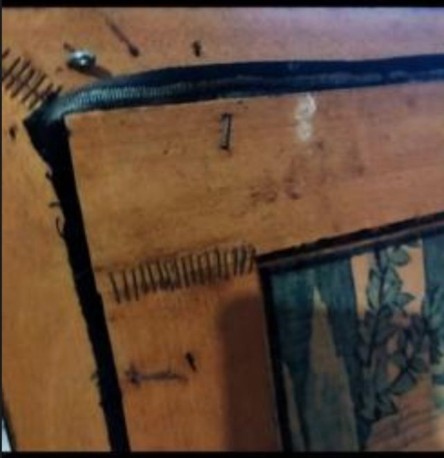 Antiguo y gran tapiz