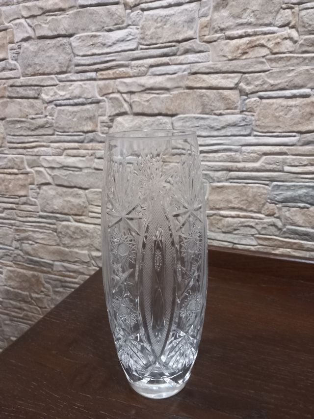 Vaso in vetro intarsiato