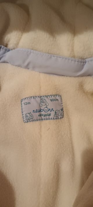 Buzo bebé-niño invierno. Marca Mayoral