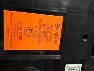 Silla coche Cybex Juno isofix