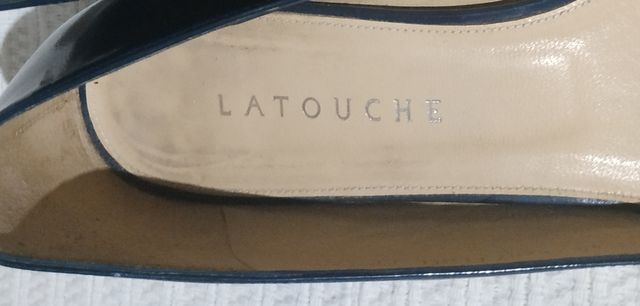 Latouche ladies flats size 40, leather