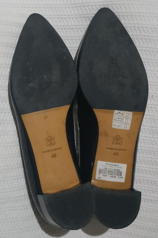 Latouche ladies flats size 40, leather